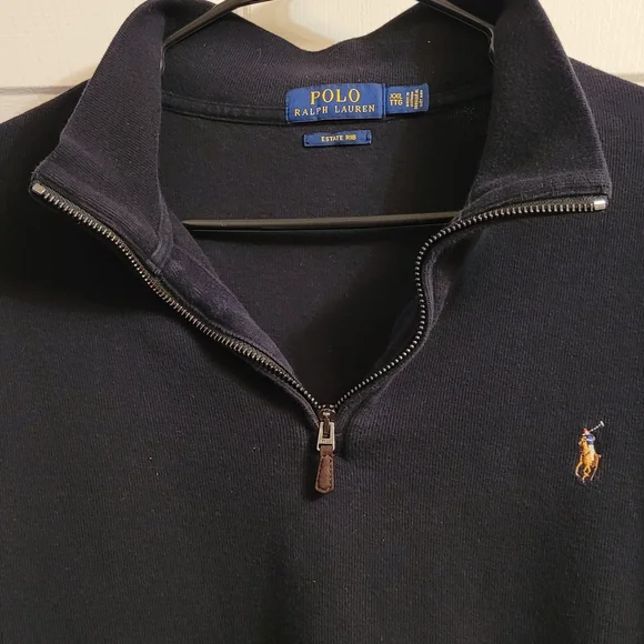 Polo Ralph Lauren Estate Rib Half-Zip Pullover Black